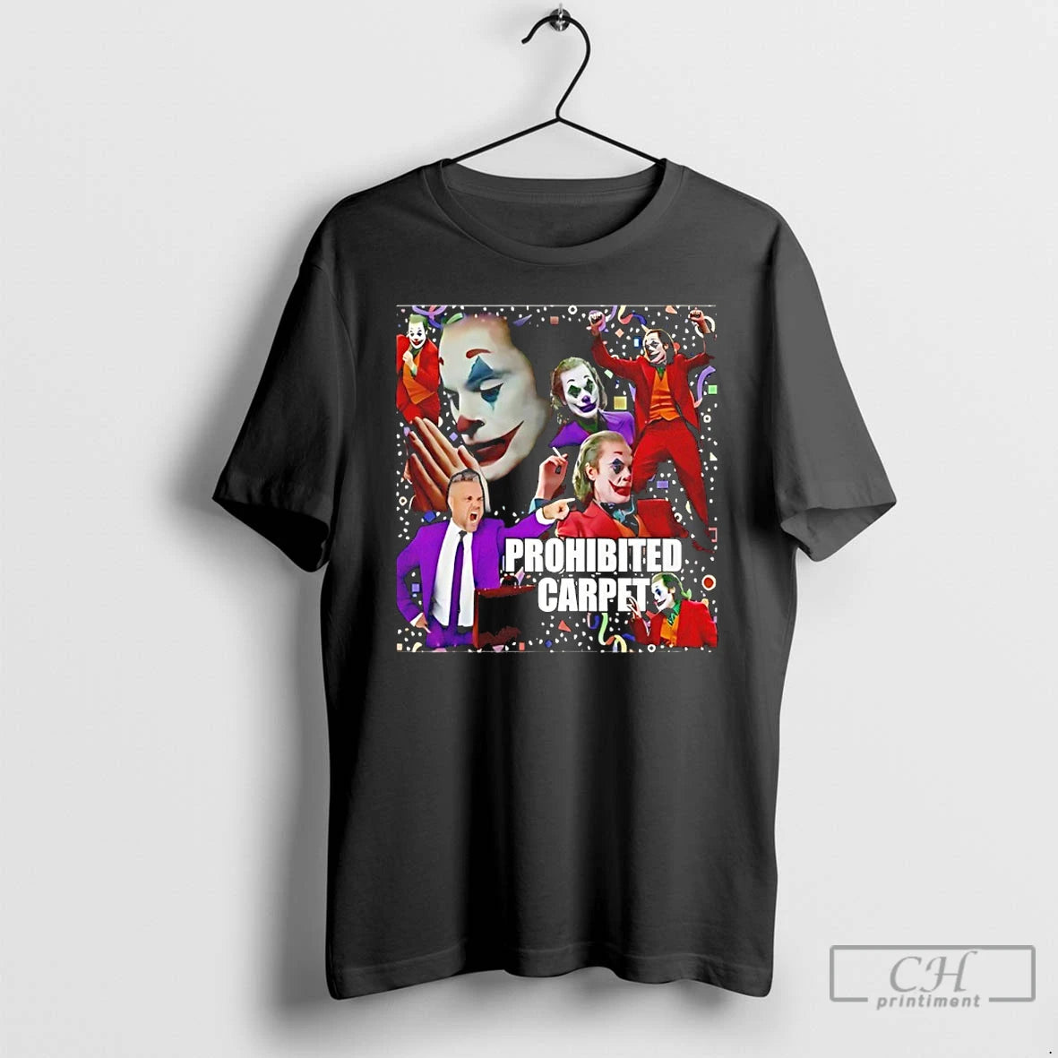 Classic Joker Prohibited Carpet Graphic T-Shirts, Hoodie, Sweatshirt | AU18TeeNovaLab.com