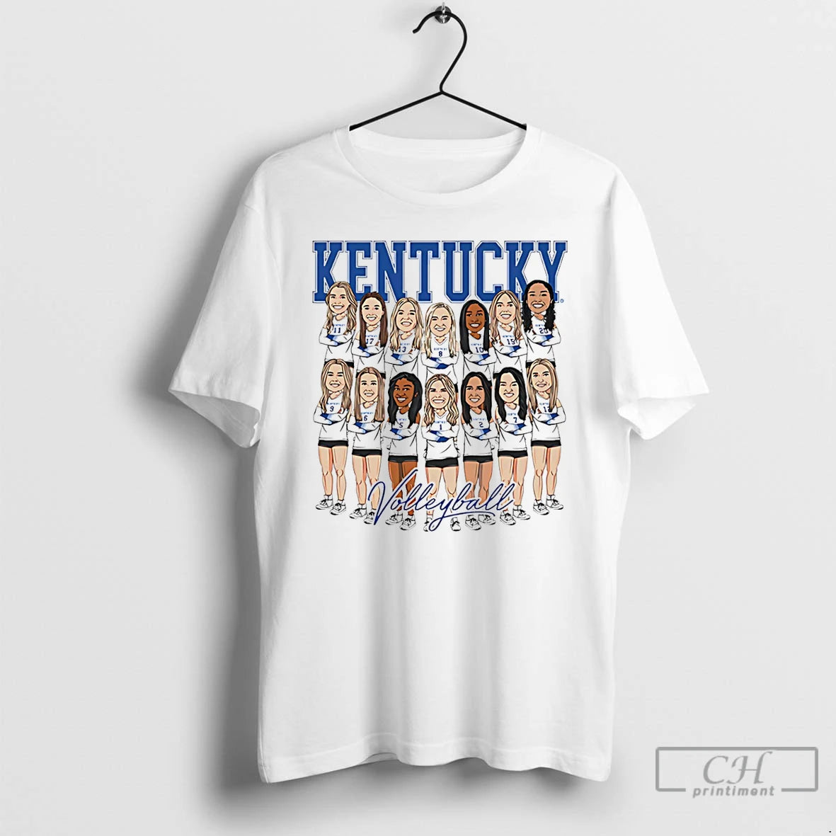 Classic Kentucky Womens Volleyball Ncaa Team Caricature 25 26 T-Shirts, Hoodie, Sweatshirt | AU18TeeNovaLab.com