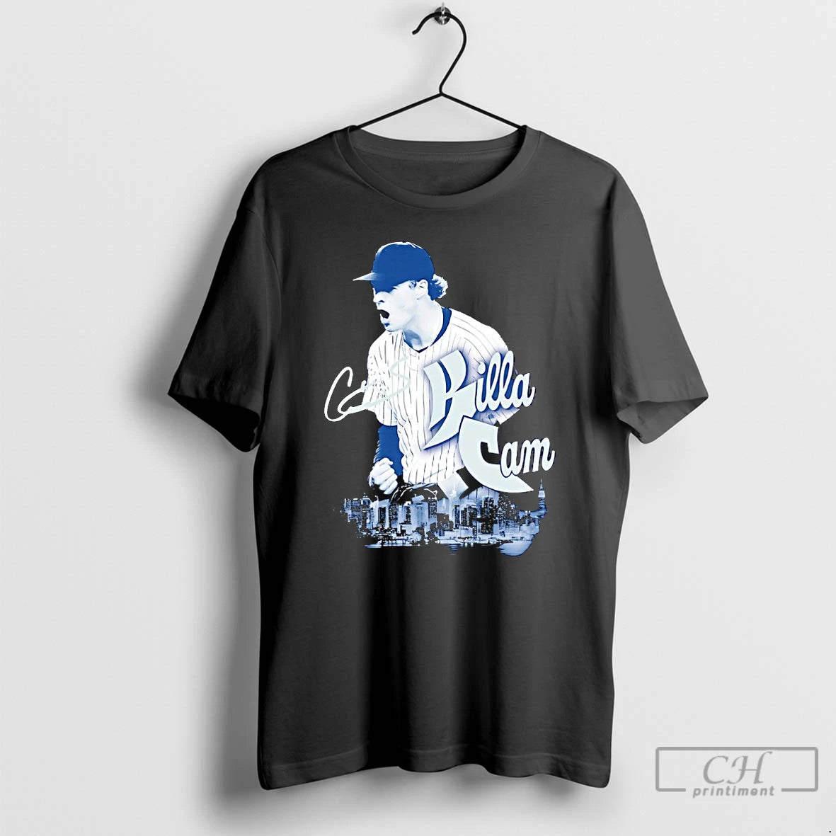 Classic Killa Cam New York Yankees Skyline Signature T Shirts