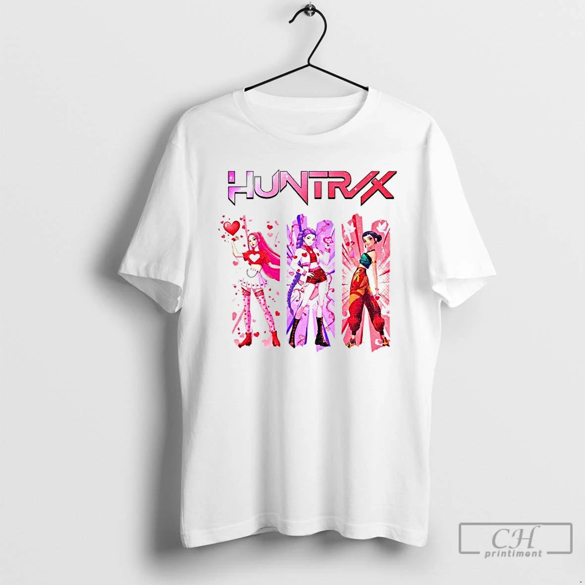 Classic Kpop Huntrix Valentine K Pop Demon Hunters Happy Valentine T-Shirts, Hoodie, Sweatshirt | AU18TeeNovaLab.com