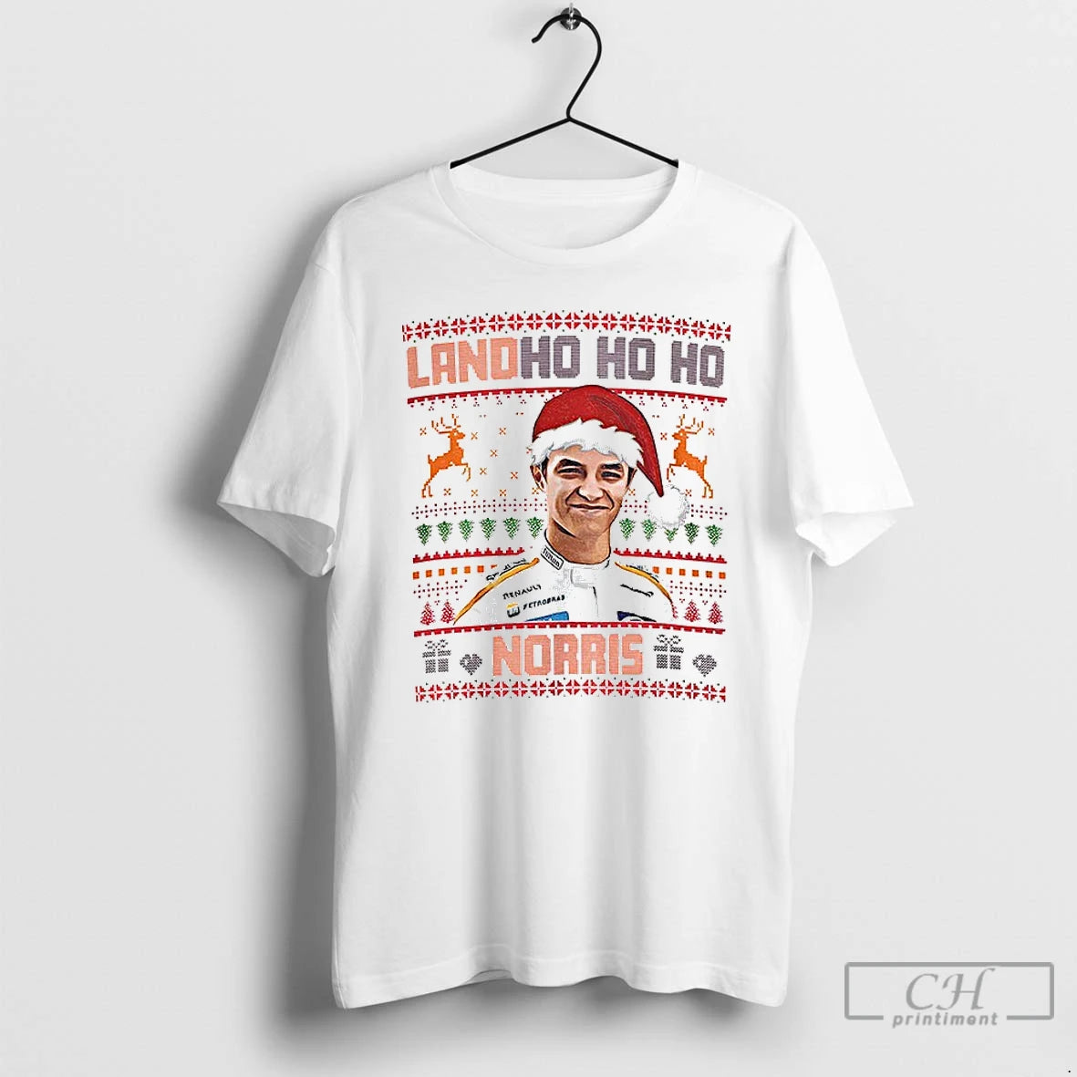 Classic Landho Ho Ho Norris Christmas Funny F1 Inspired