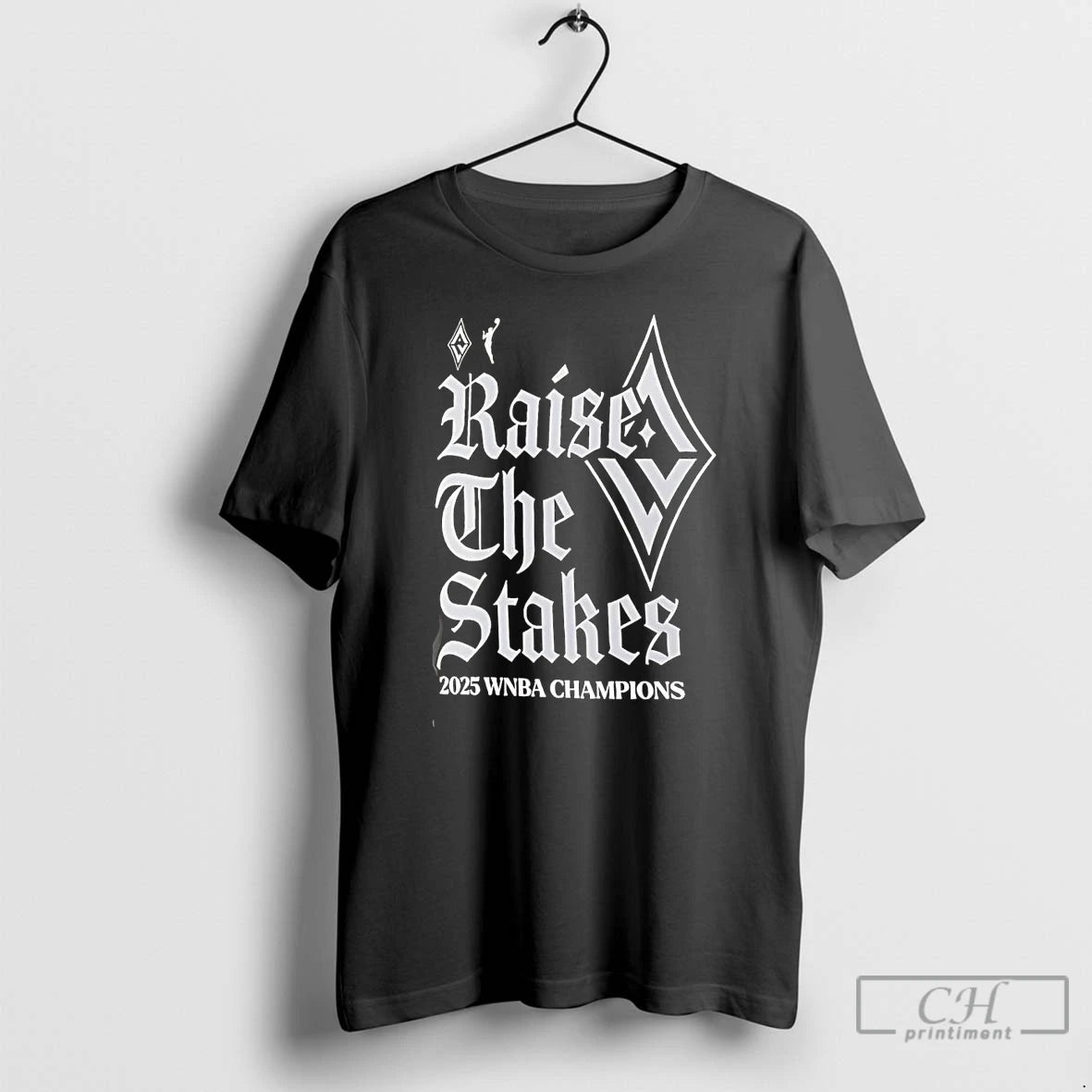 Classic Las Vegas Aces Raise The Stakes 2025 Wnba Champions T Shirts