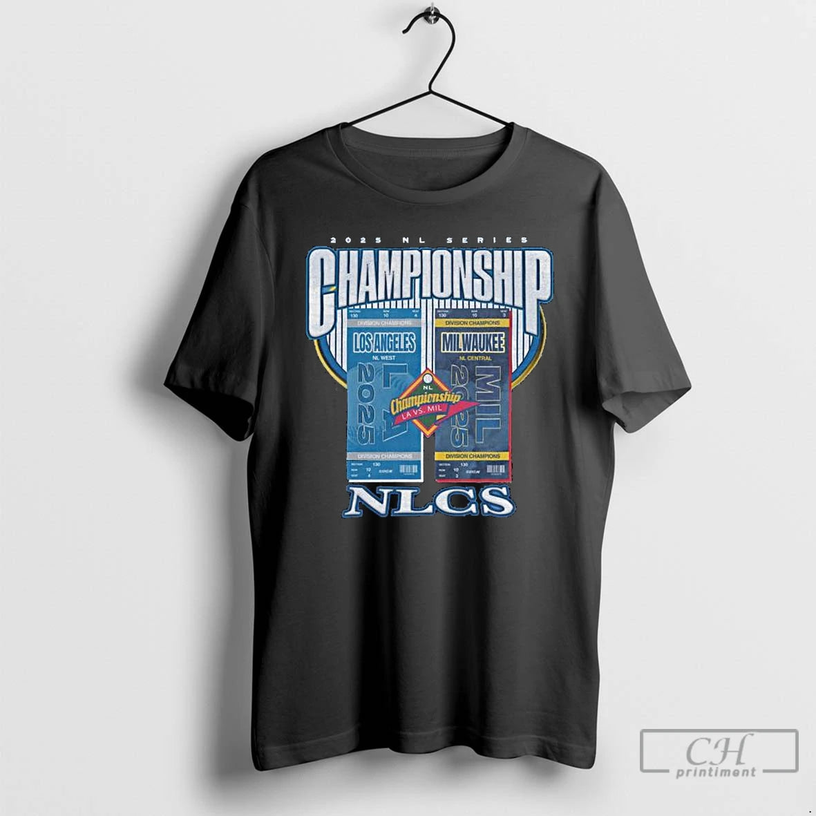 Classic Los Angeles Dodgers Vs Milwaukee Brewers 2025 Nl Series Championship Nlcs Long Sleve