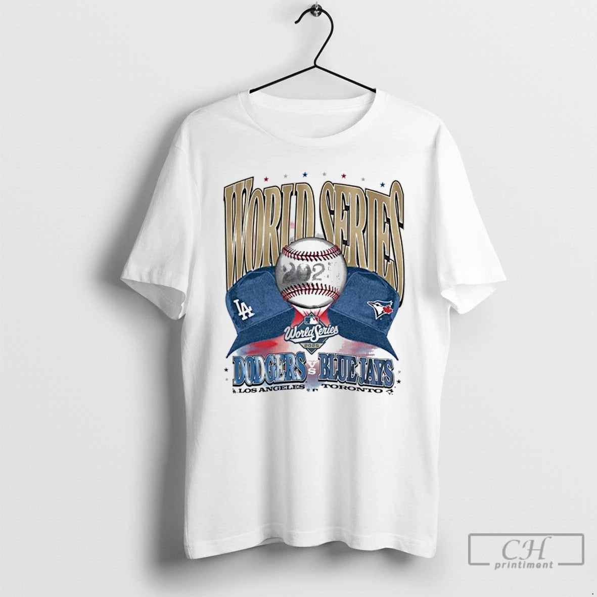 Classic Los Angeles Dodgers Vs Toronto Blue Jays Ws Participant Dueling Caps T Shirts