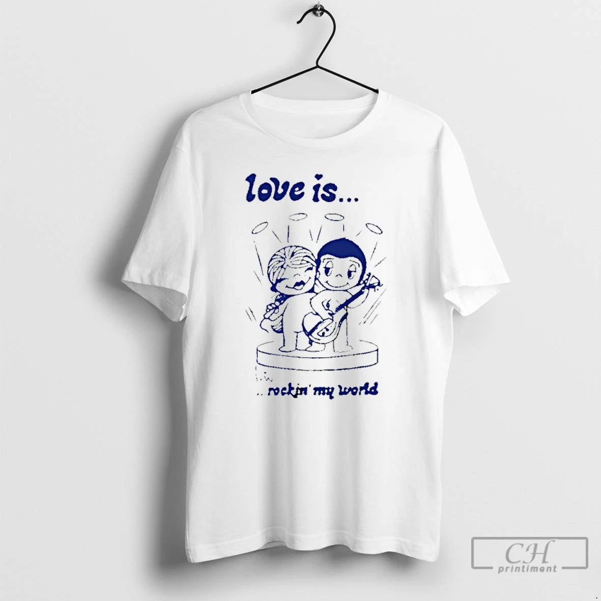 Classic Love Is Rockin My World T-Shirts, Hoodie, Sweatshirt | AU18TeeNovaLab.com
