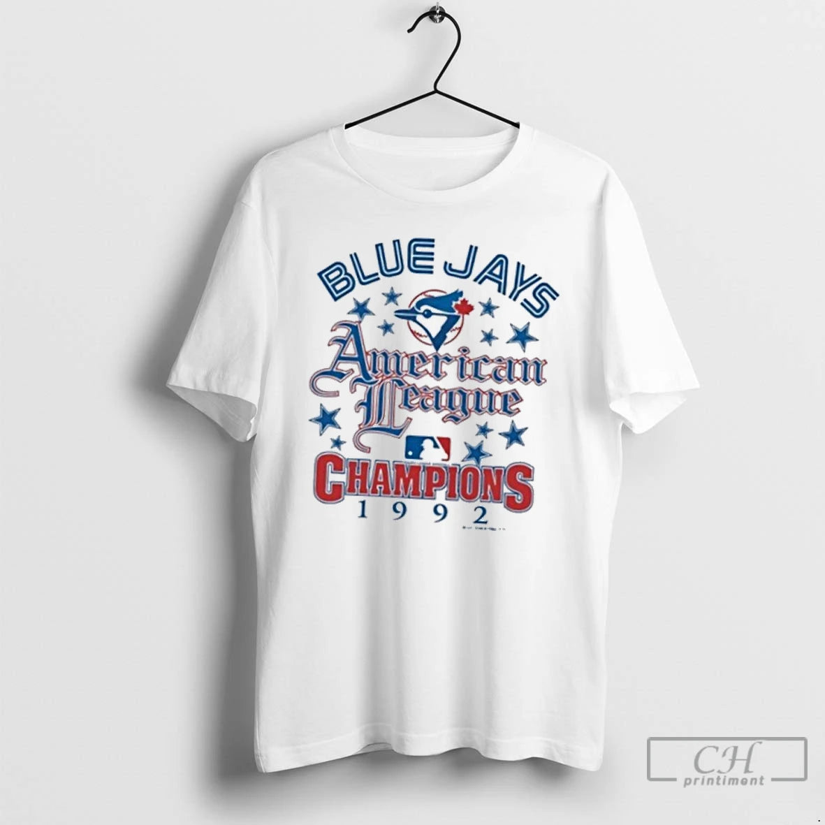 Classic Mlb Toronto Blue Jays 1992 American League Champions T Shirts