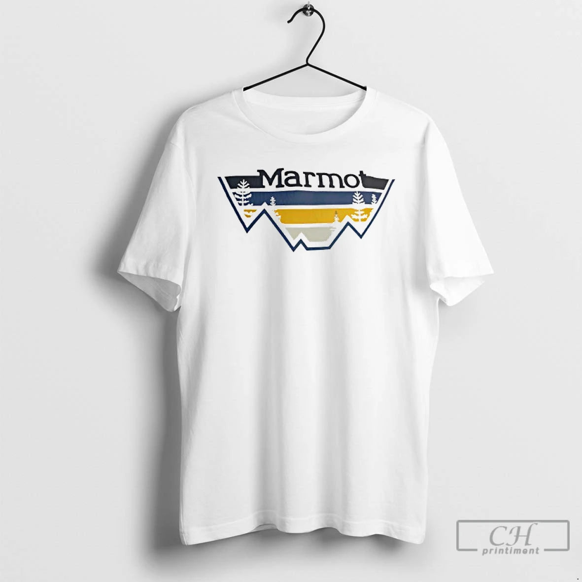 Classic Marmot Pullover Drawstring T Shirts