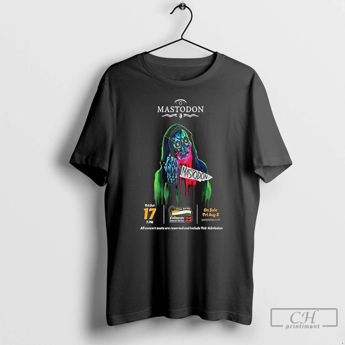 Classic Mastodon Tour The Arizona State Fairgrounds 2025 Long Sleve T Shirts