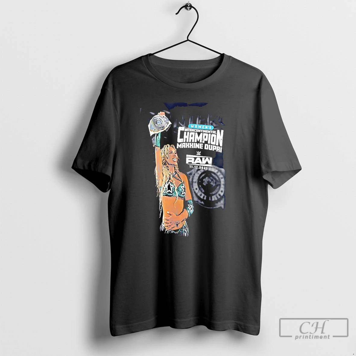 Classic Maxxine Dupri Womens Intercontinental Champion Raw 2025 T-Shirts, Hoodie, Sweatshirt | AU18TeeNovaLab.com