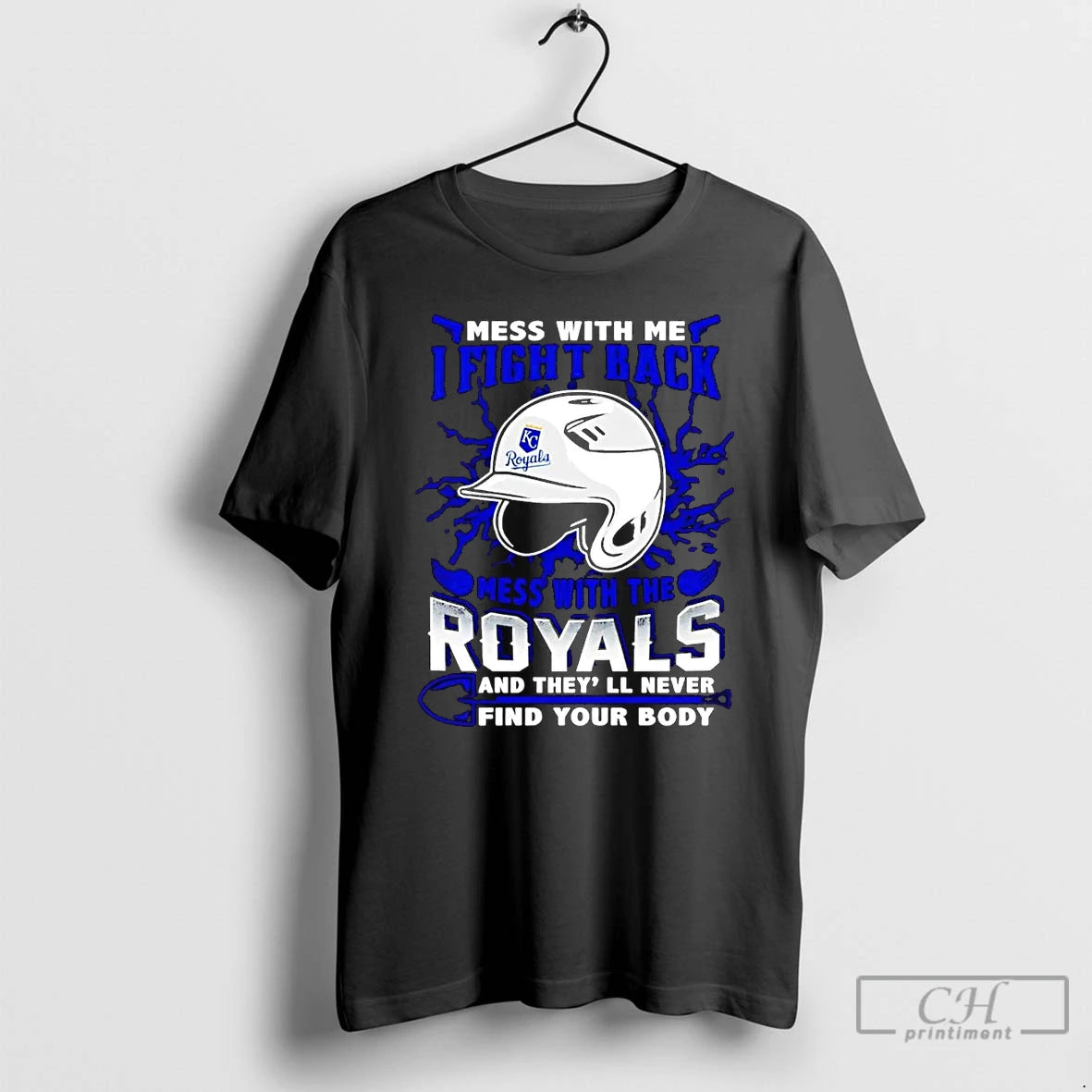 Classic Mess With Me I Fight Back Mess With The Kansas City Royals T Shirts