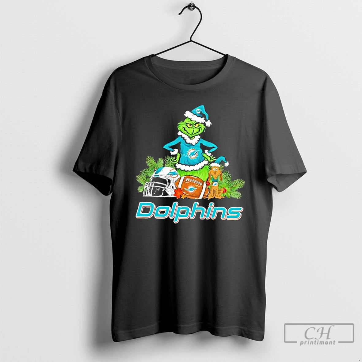 Classic Miami Dolphins Football X Grinch Merry Christmas Graphic T-Shirts, Hoodie, Sweatshirt | AU18TeeNovaLab.com