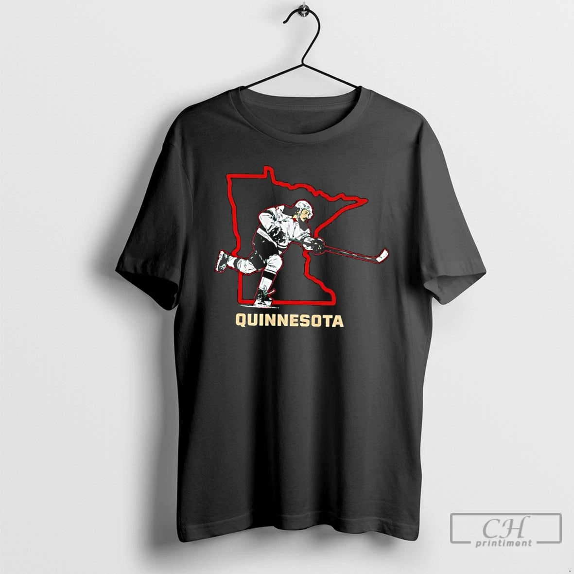 Classic Minnesota Wild Quinn Hughes Quinnesota Map T-Shirts, Hoodie, Sweatshirt | AU18TeeNovaLab.com