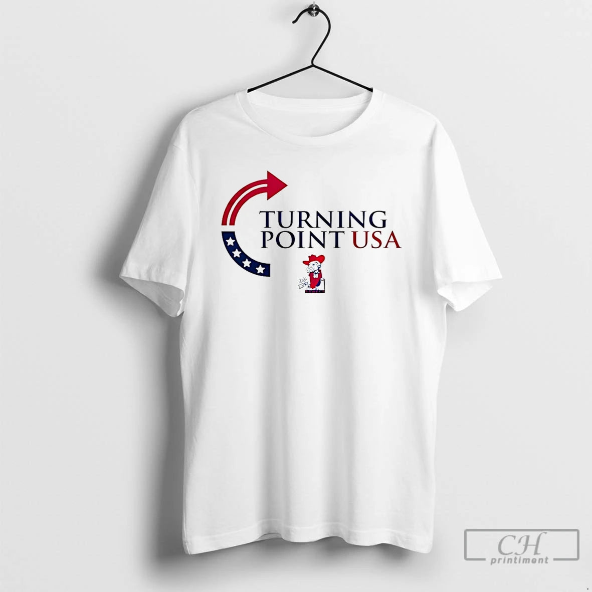 Classic Mississippi University X Turning Point Usa Logo 2025 T Shirts