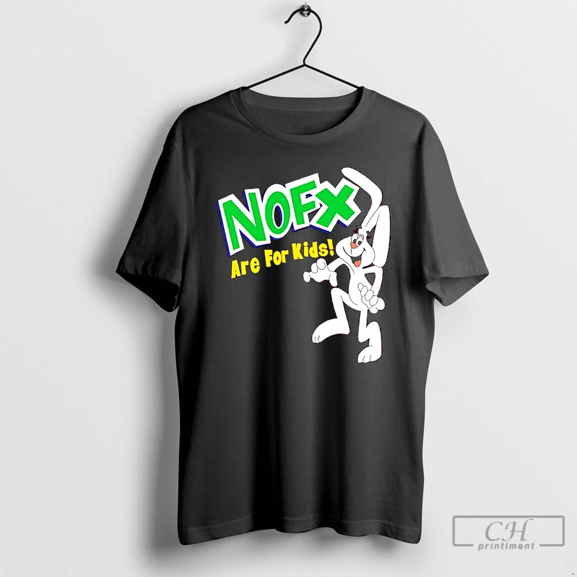 Classic Nofx American Punk Rock Band Are For Kids Bunny T Shirts