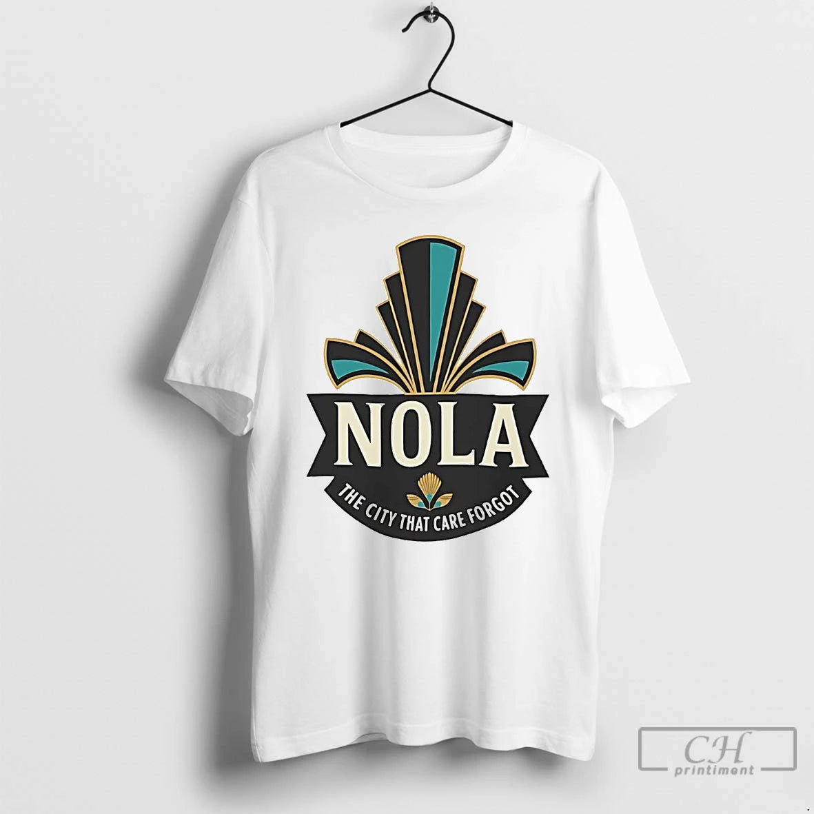 Classic Nola Badge The City That Care Forgot T Shirts