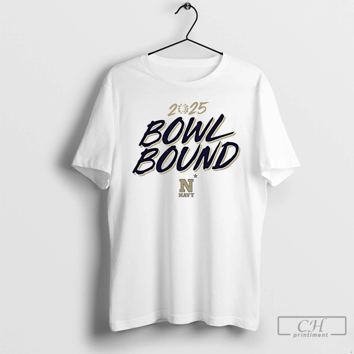 Classic Navy Midshipmen Football 2025 Bowl Bound T Shirts