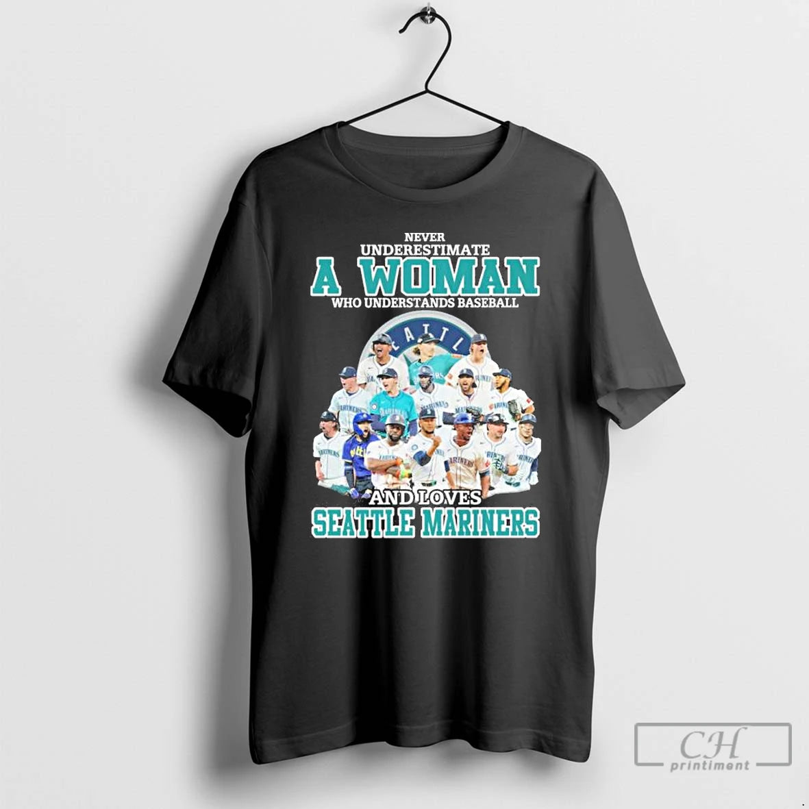 Classic Never Underestimate A Woman Who Understands Baseball And Loves Seattle Mariners Alcs T Shirts