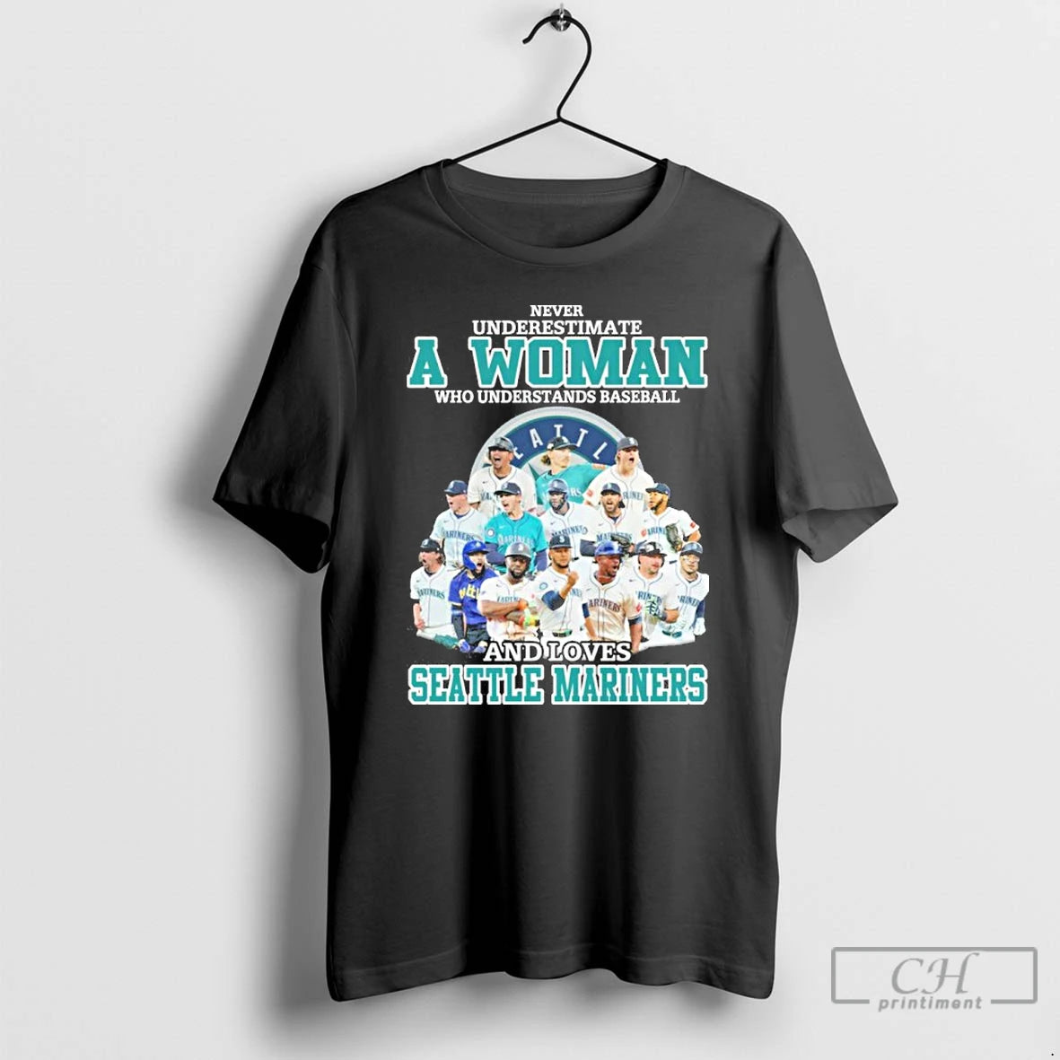 Classic Never Underestimate A Woman Who Understands Baseball Team Player And Loves Seattle Mariners