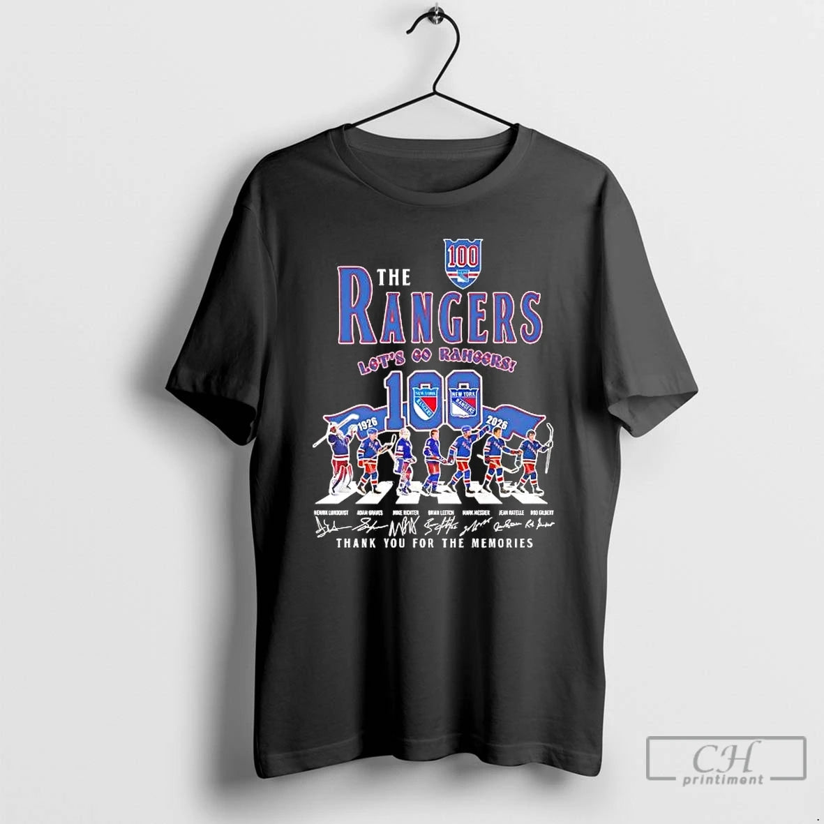 Classic New York Rangers 100 Seasons Lets Go Rangers Thank You For The Memories