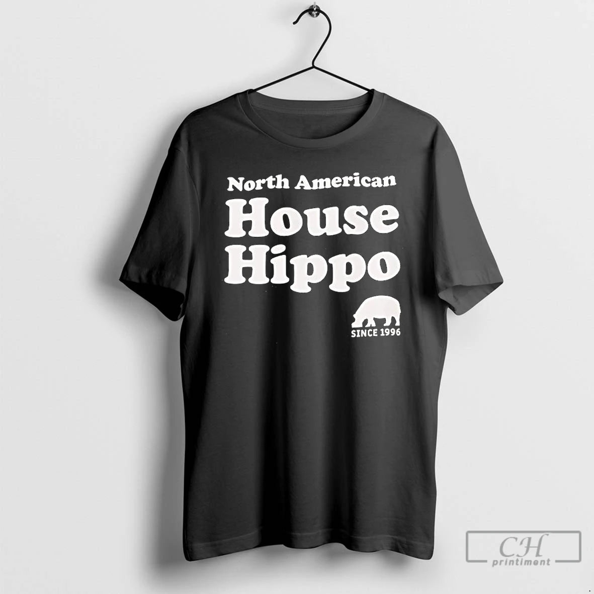 Classic North American House Hippo Since 1996 T-Shirts, Hoodie, Sweatshirt | AU18TeeNovaLab.com