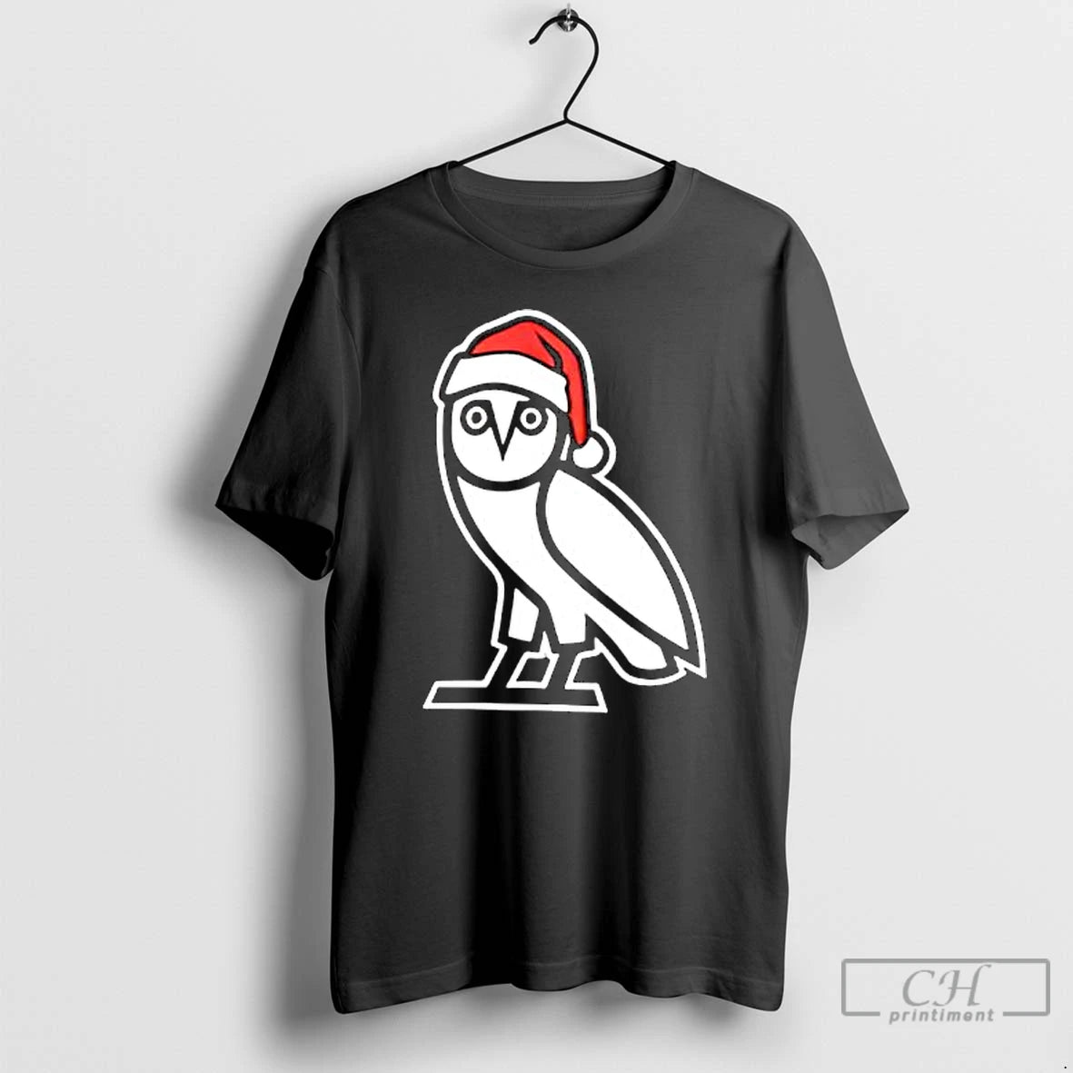 Classic Ovo Holiday Owl Santa Hat Graphic T-Shirts, Hoodie, Sweatshirt | AU18TeeNovaLab.com