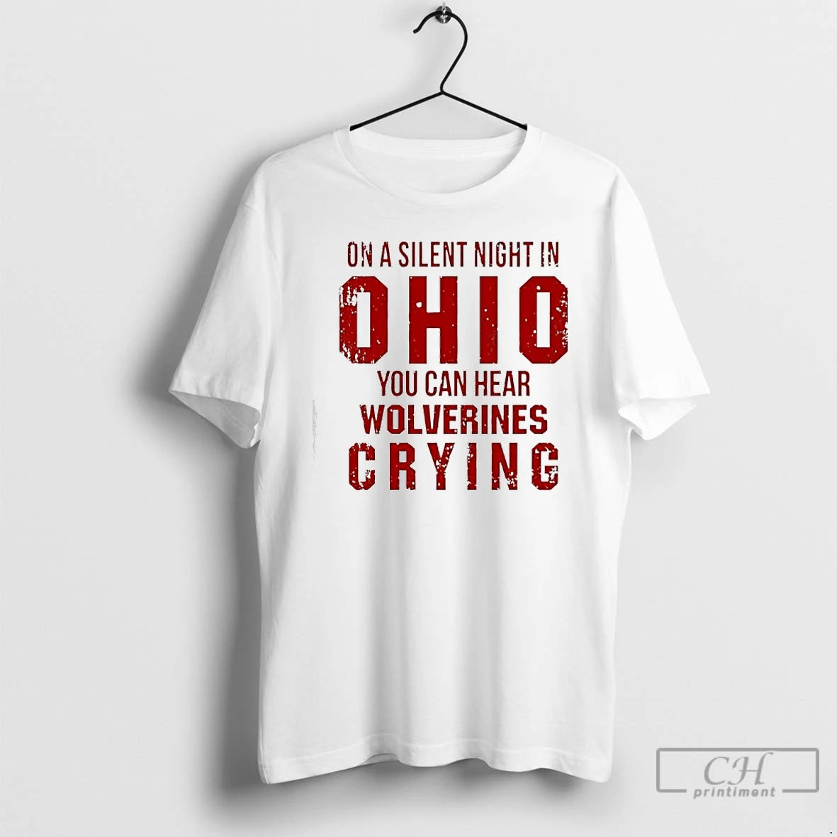 Classic On A Silent Night In Ohio You Can Hear Wolverines Crying T Shirts Sweater Hoodie, Sweatshirt | AU18TeeNovaLab.com