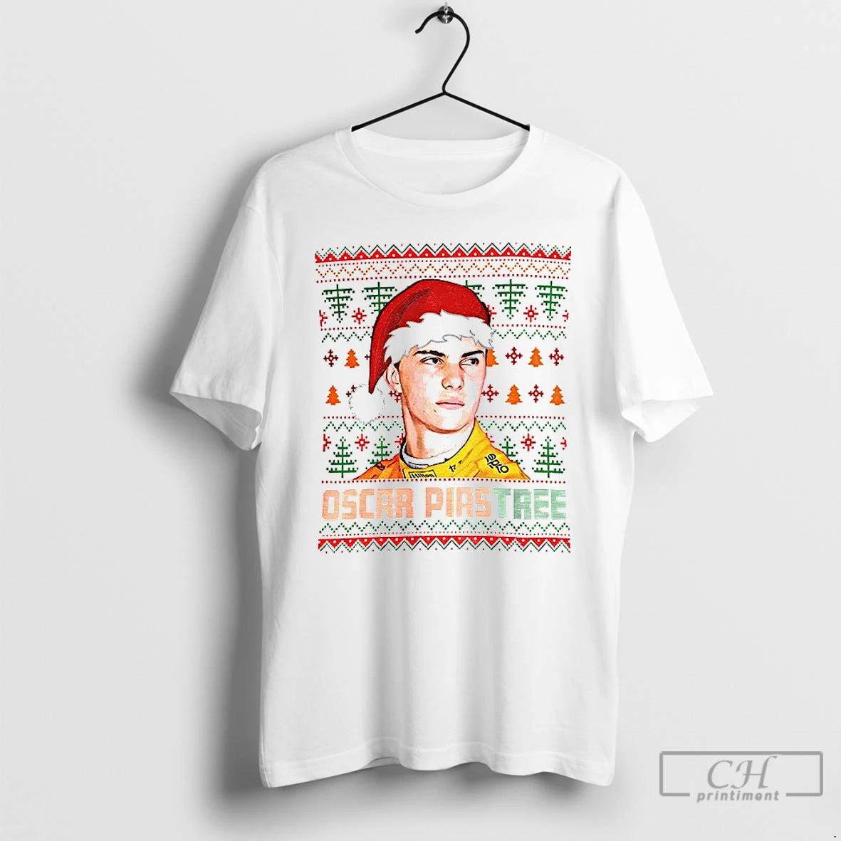 Classic Oscar Piastri Oscar Piastree Santa Hat Merry Christmas T-Shirts, Hoodie, Sweatshirt | AU18TeeNovaLab.com