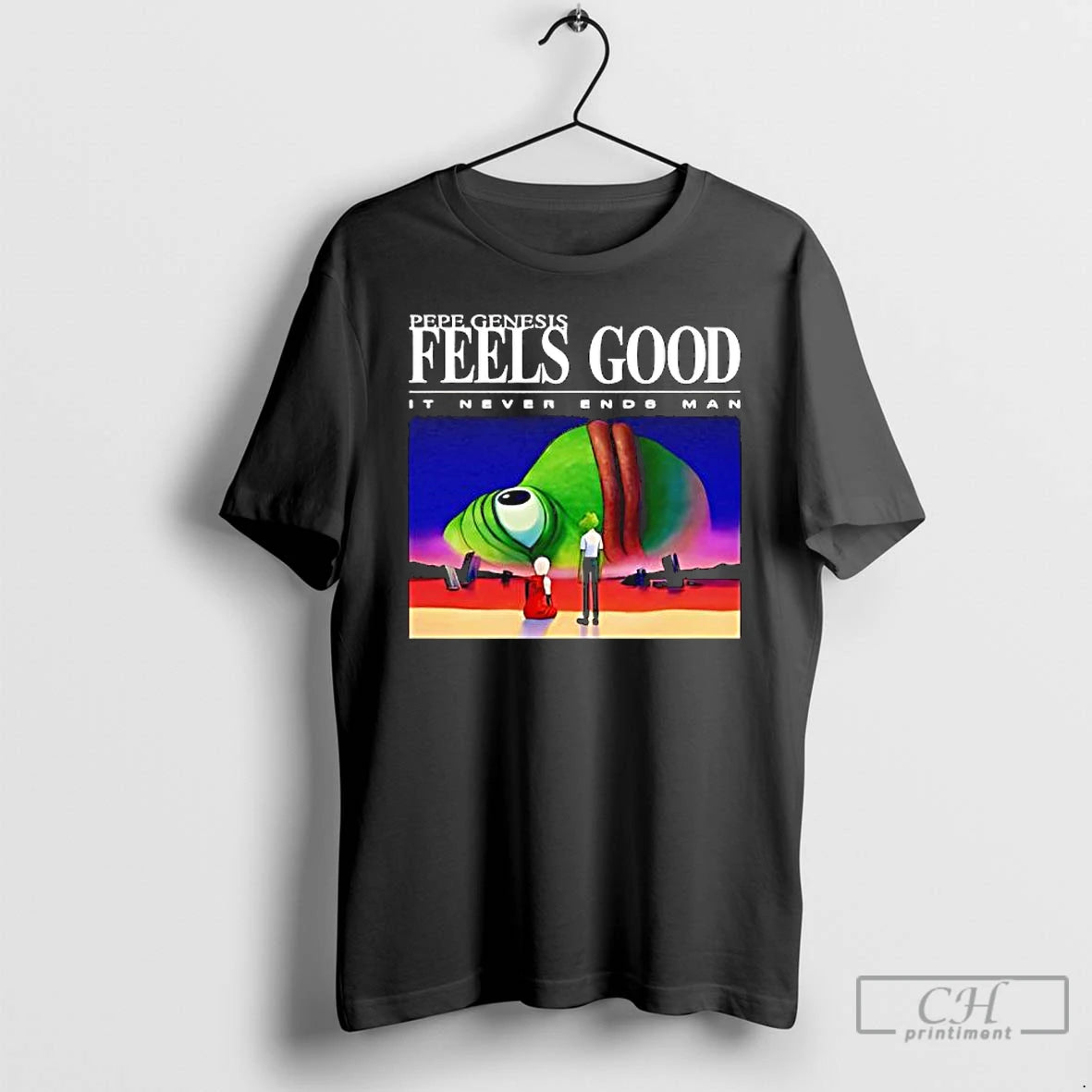 Classic Pepe Genesis Feels Good It Never Ends Man T-Shirts, Hoodie, Sweatshirt | AU18TeeNovaLab.com