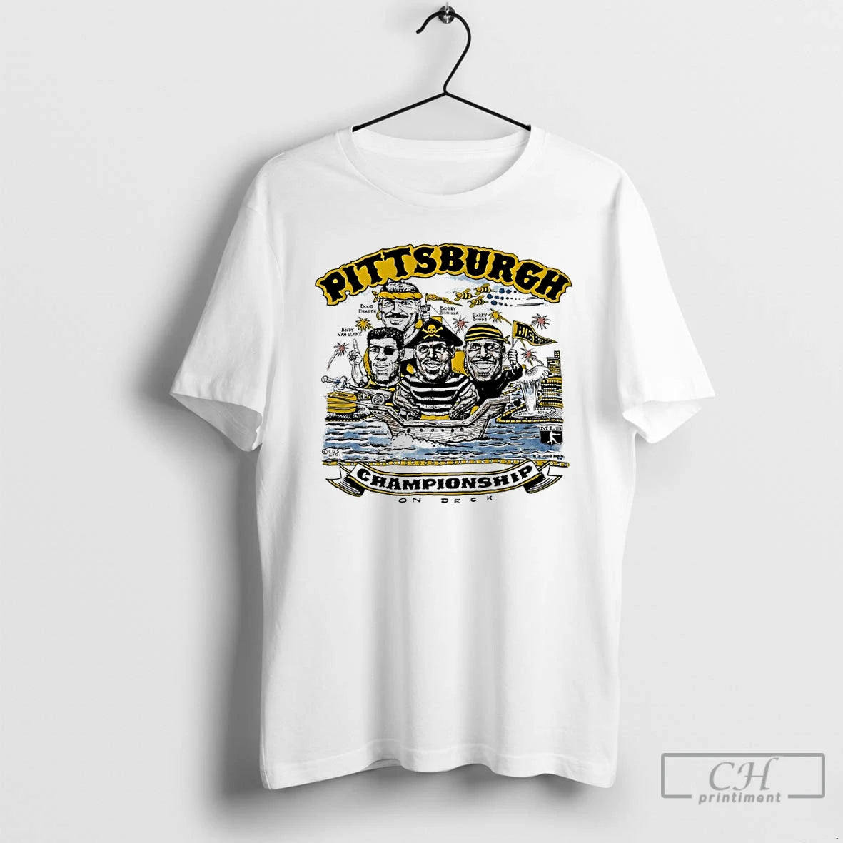 Classic Pittsburgh Pirates Doug Drabek Bobby Bonilla Barry Bonds Andy Van Slyke Championship On Deck T-Shirts, Hoodie,...