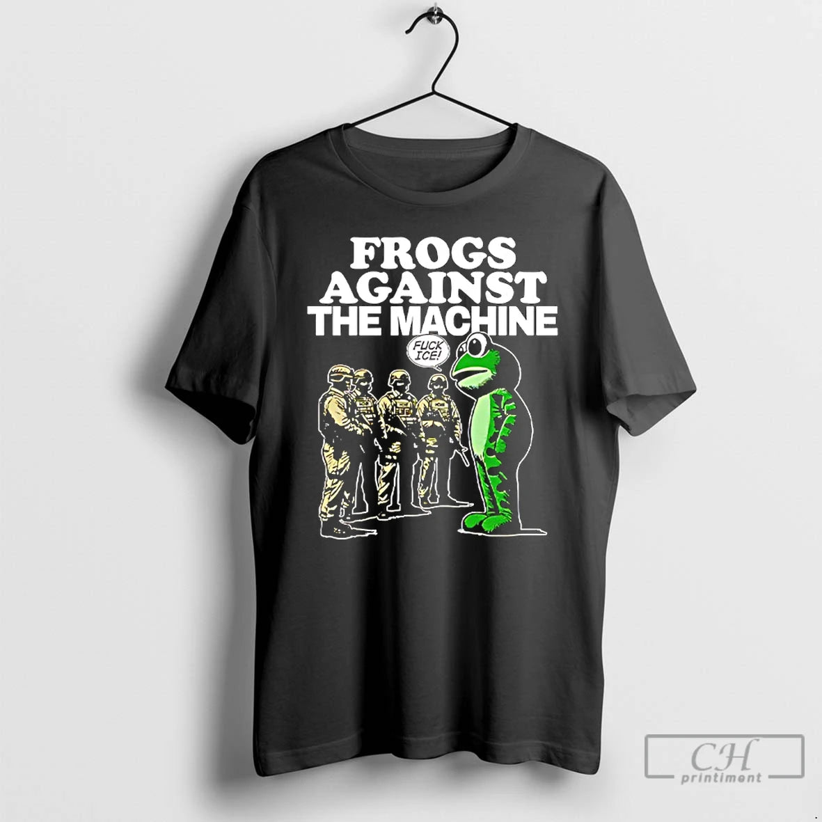 Classic Portland Frogs Against The Machine Fck Ice T Shirts