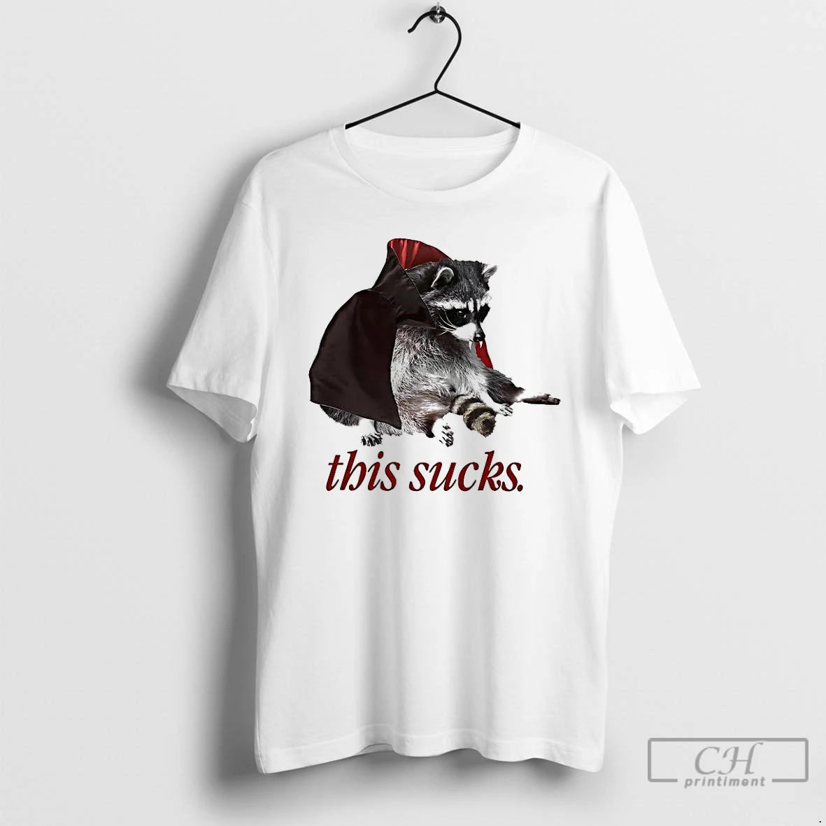 Classic Raccoon This Sucks Vampire Halloween T Shirts
