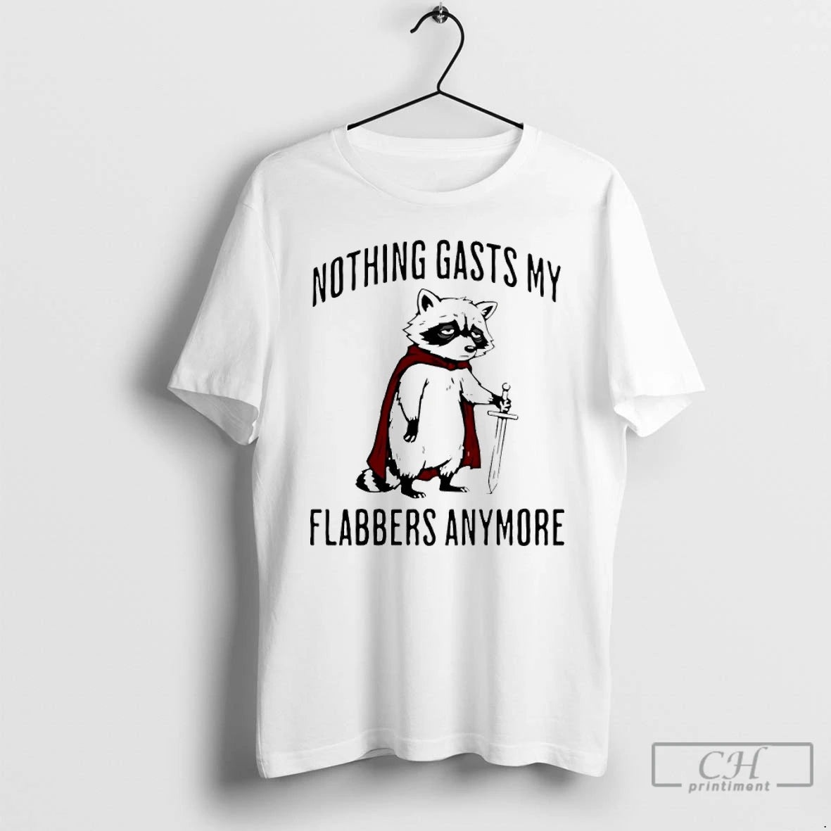 Classic Raccoon Knight Nothing Gasts My Flabbers Anymore T-Shirts, Hoodie, Sweatshirt | AU18TeeNovaLab.com