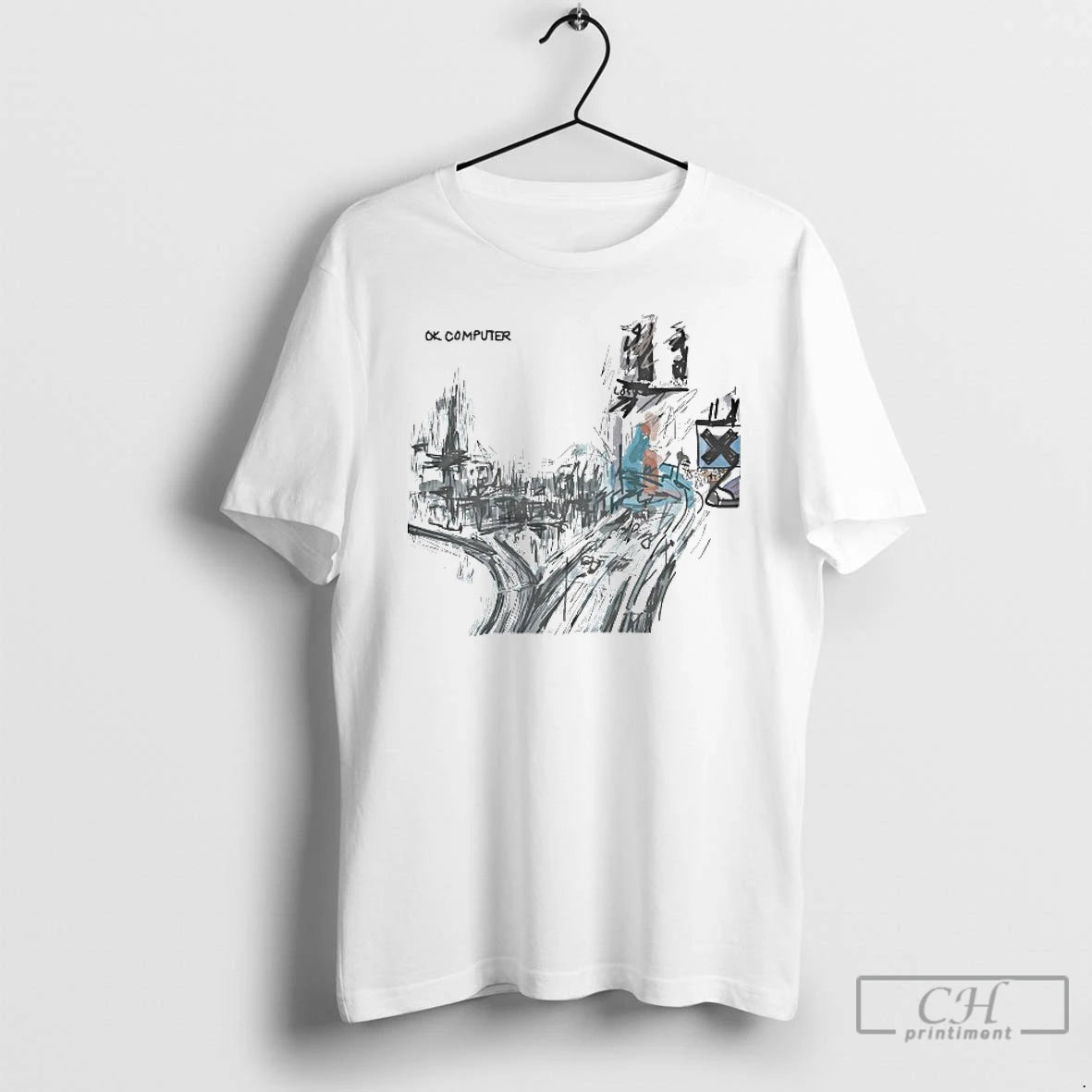 Classic Radiohead Ok Computer T-Shirts, Hoodie, Sweatshirt | AU18TeeNovaLab.com