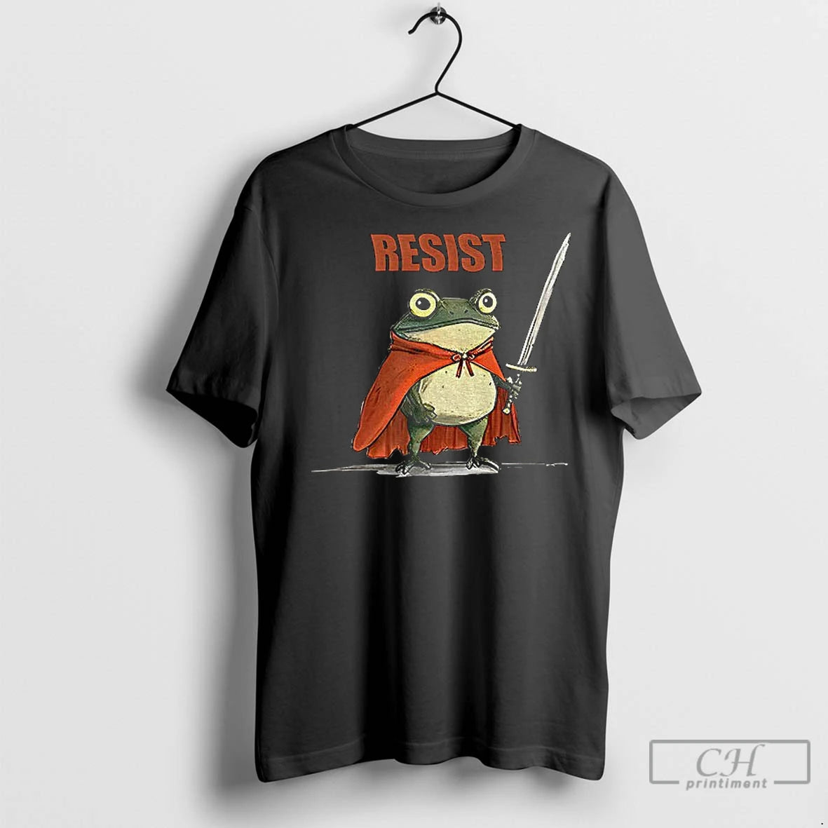 Classic Resist Portland Frog I Stand With Frog Protest Anti Trump Political