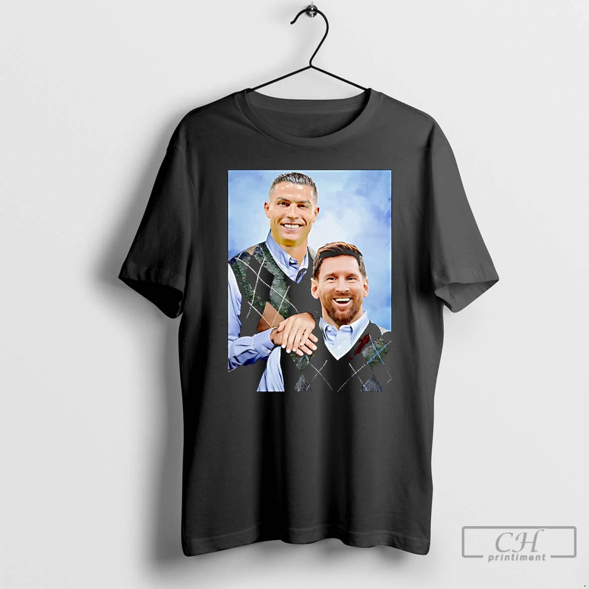 Classic Ronaldo Cr7 And Messi Step Brothers Christmas T-Shirts, Hoodie, Sweatshirt | AU18TeeNovaLab.com