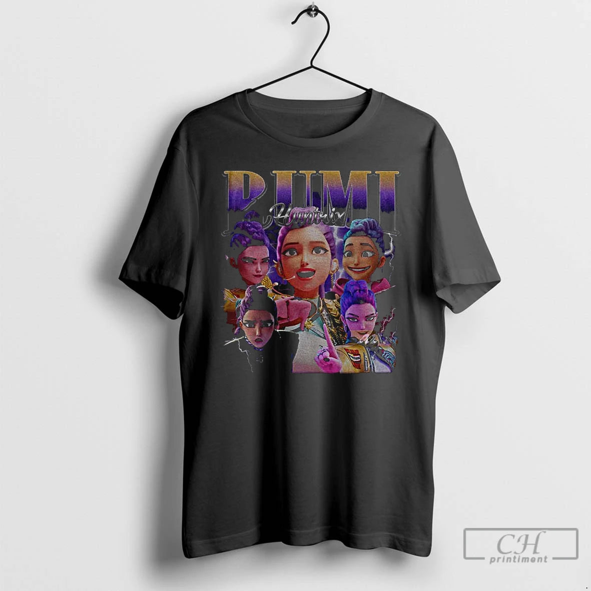 Classic Rumi Huntrix Kpop Demon Hunters 90s Bootleg T-Shirts, Hoodie, Sweatshirt | AU18TeeNovaLab.com