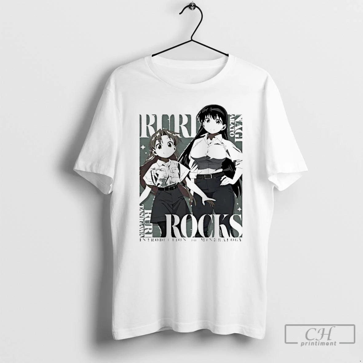Classic Ruri Tanigawa And Nagi Arato Anime Series Ruri Rocks Introduction To Mineralogy T Shirts