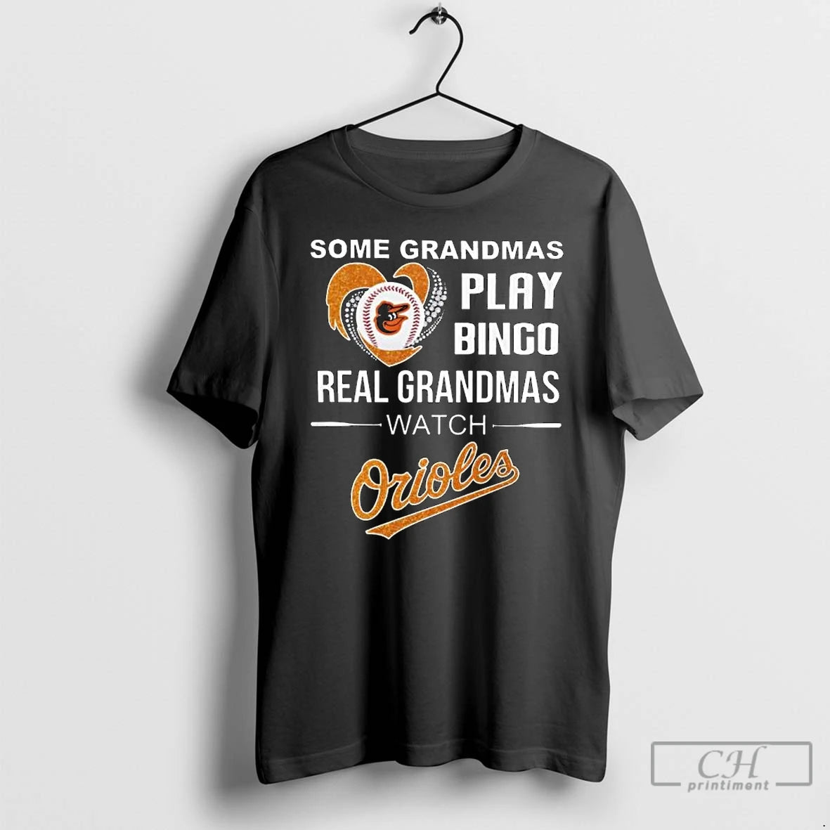 Classic Some Grandmas Play Bingo Real Grandmas Watch Baltimore Orioles 2025 Long Sleve T Shirts