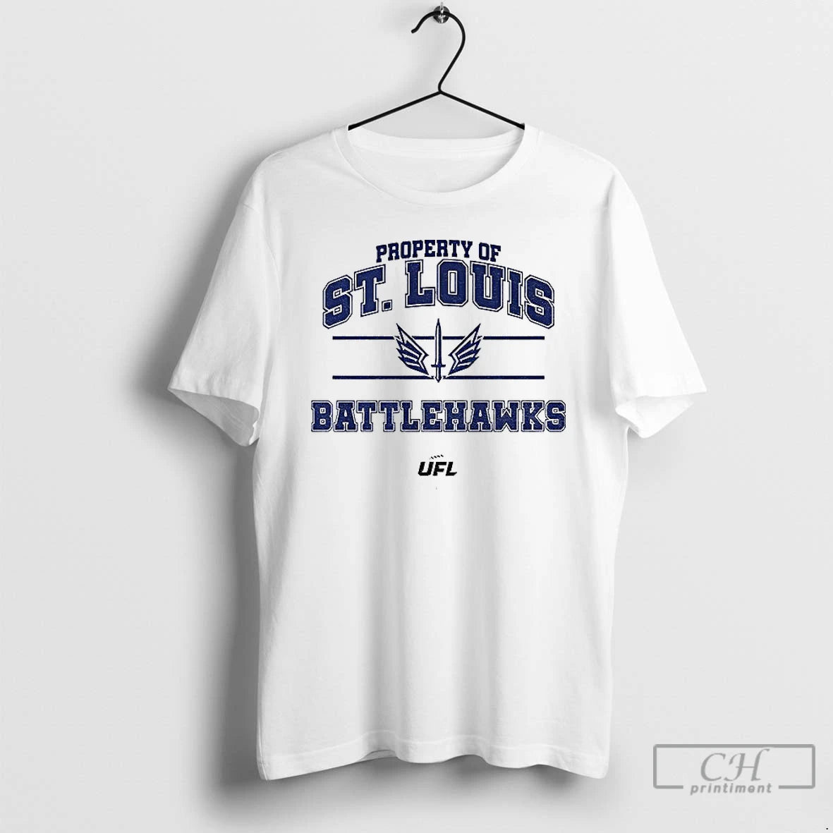 Classic St Louis Battlehawks Ufl Property Of St Louis Battlehawks T-Shirts, Hoodie, Sweatshirt | AU18TeeNovaLab.com