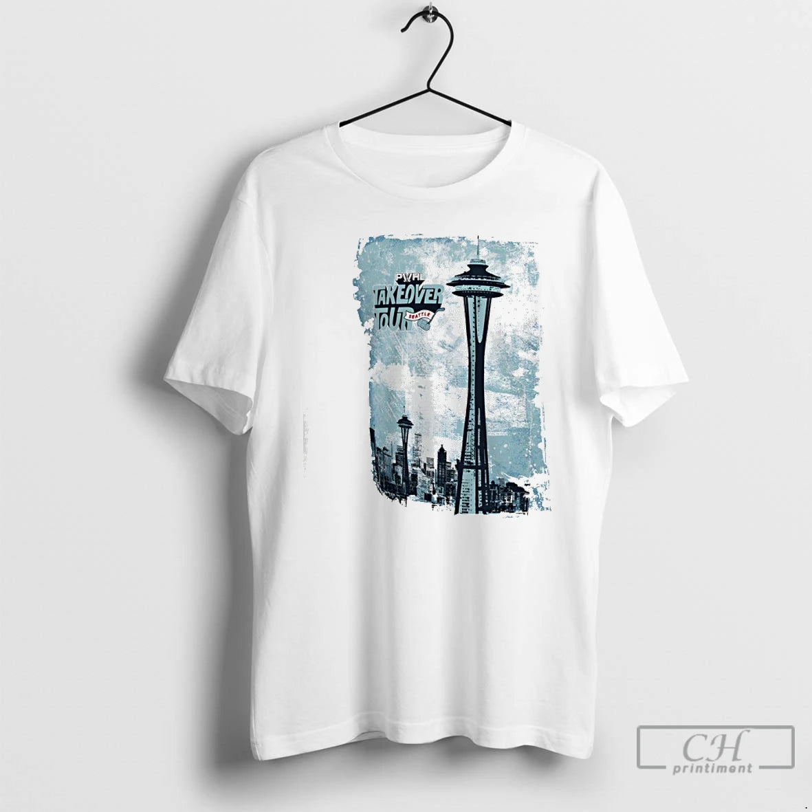 Classic Stadium Essentials Seattle Takeover City Photo T-Shirts, Hoodie, Sweatshirt | AU18TeeNovaLab.com