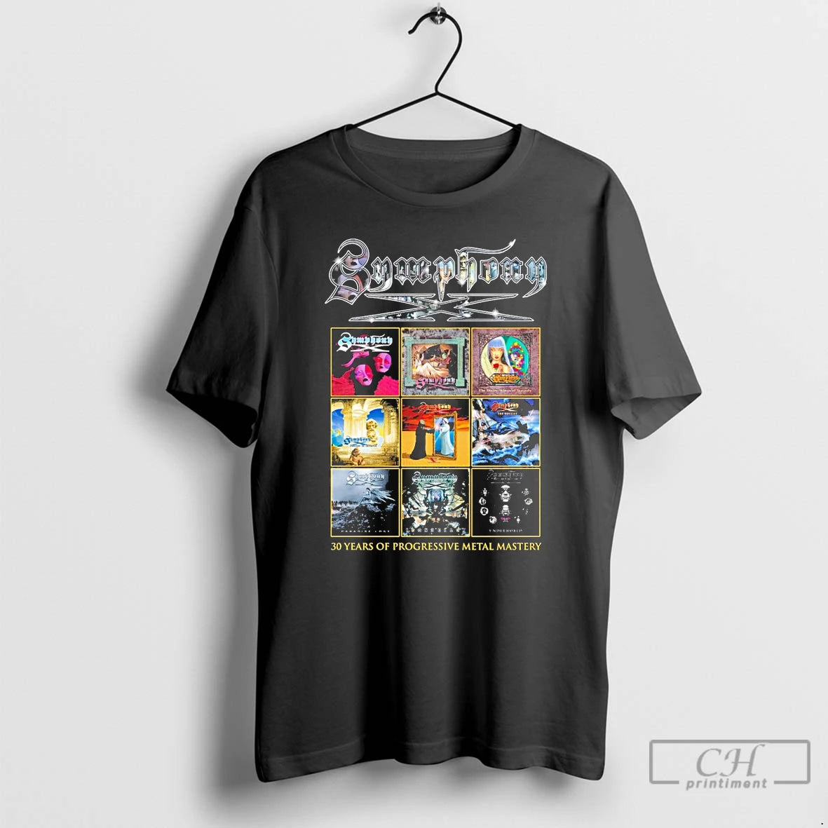 Classic Symphony X Discography 30th Years Of Progressive Metal Mastery T-Shirts, Hoodie, Sweatshirt | AU18TeeNovaLab.com