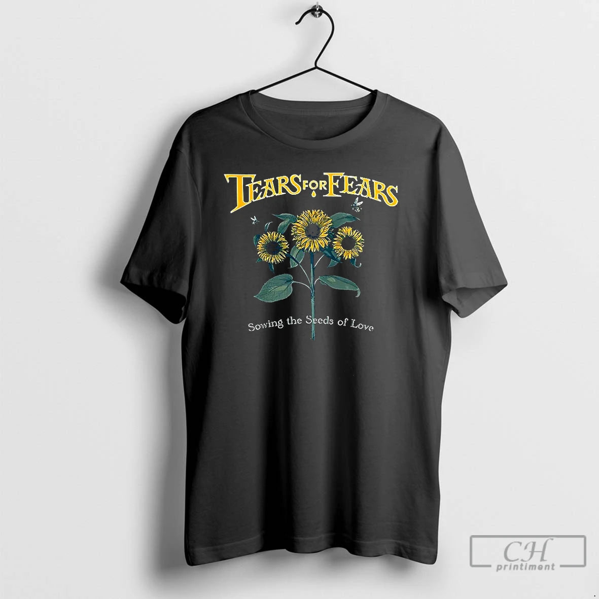 Classic Tears For Fears Sowing The Seeds Of Love Sunflowers T-Shirts, Hoodie, Sweatshirt | AU18TeeNovaLab.com
