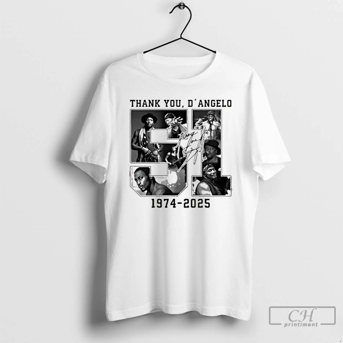 Classic Thank You Dangelo 1974 2025 T Shirts