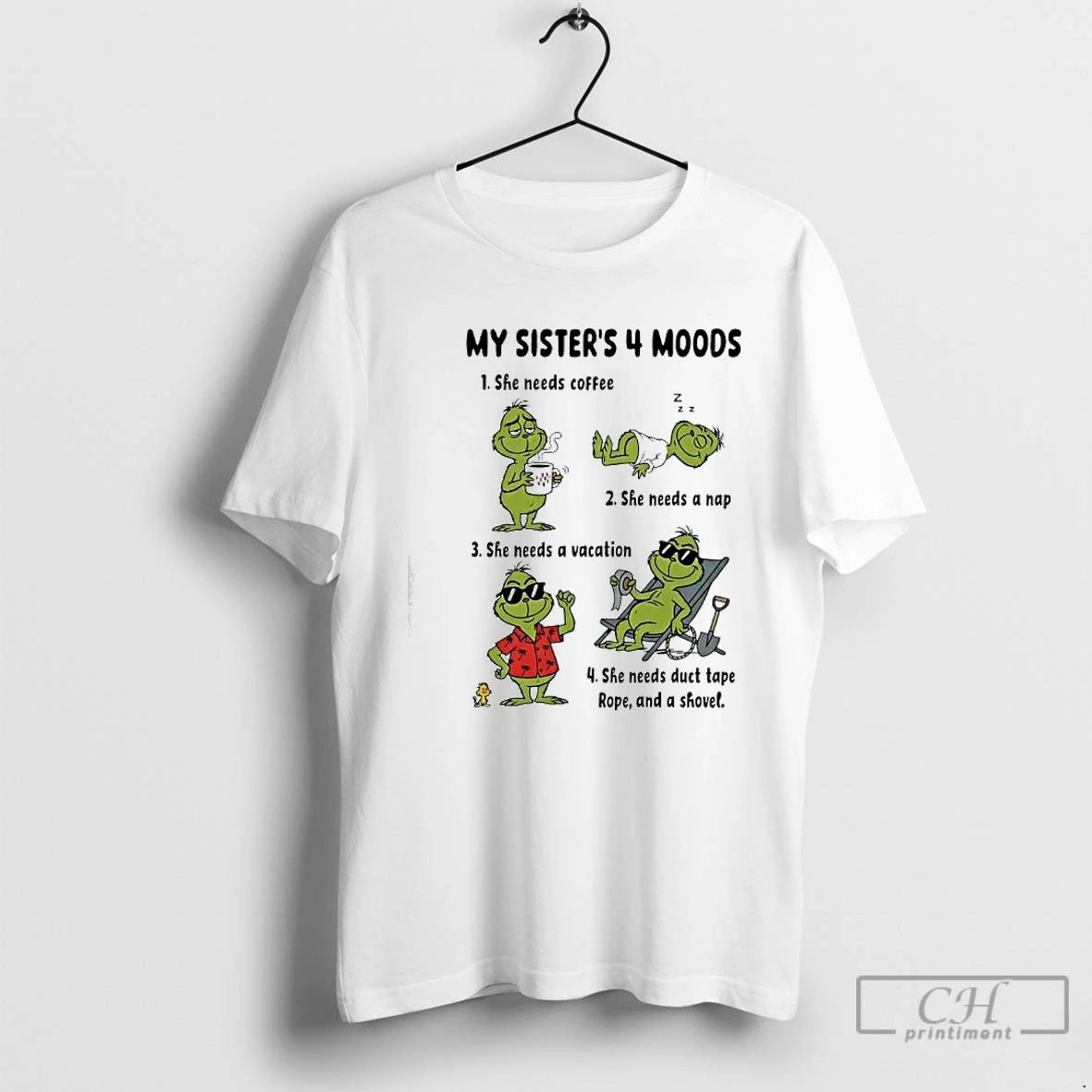 Classic The Grinch Needs Coffee A Nap Vacation Duct Tape Rope And A Shovel T-Shirts, Hoodie, Sweatshirt | AU18TeeNovaLab.com