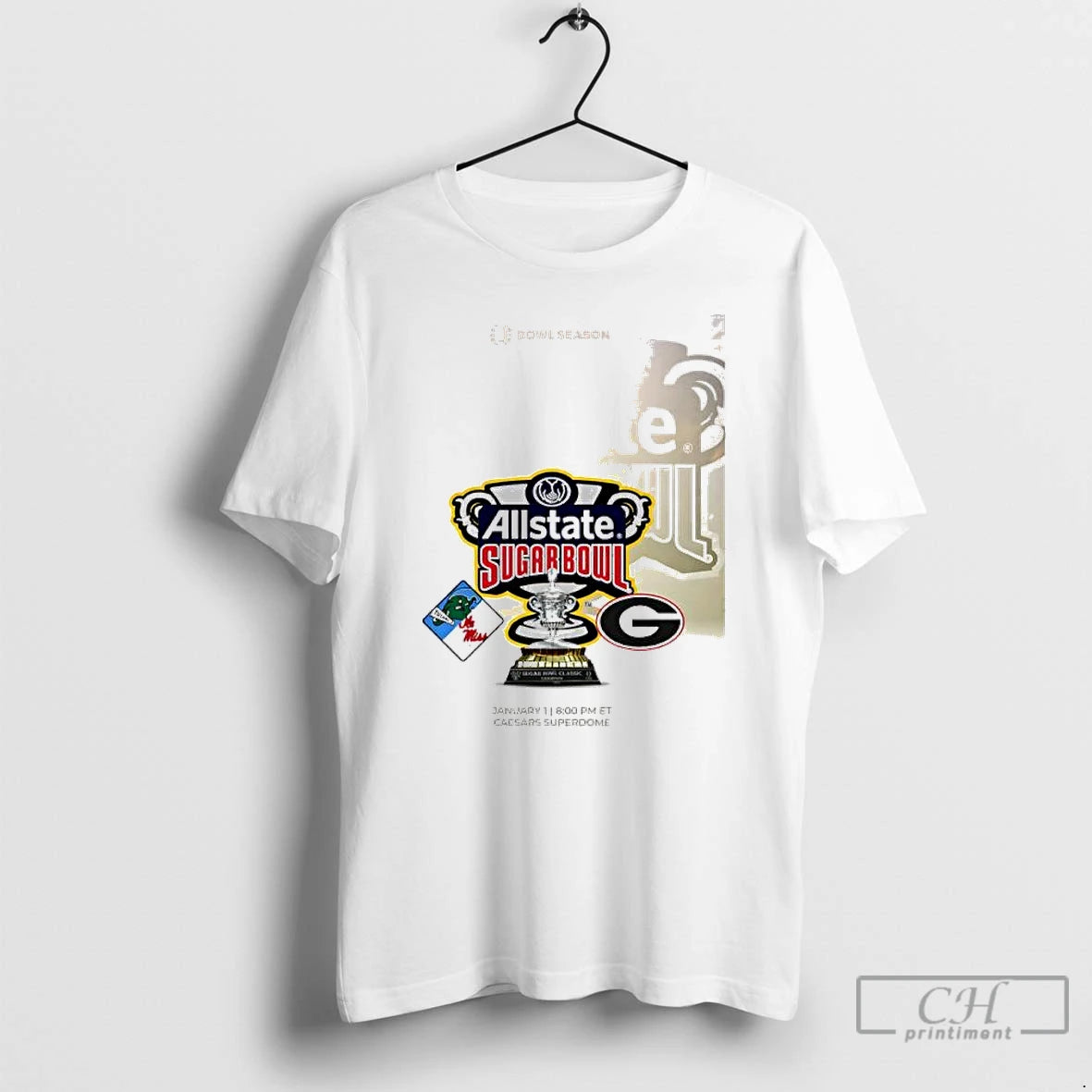 Classic Tulane And Ole Miss Vs Georgia Allstate Sugar Bowl 2026 T-Shirts, Hoodie, Sweatshirt | AU18TeeNovaLab.com
