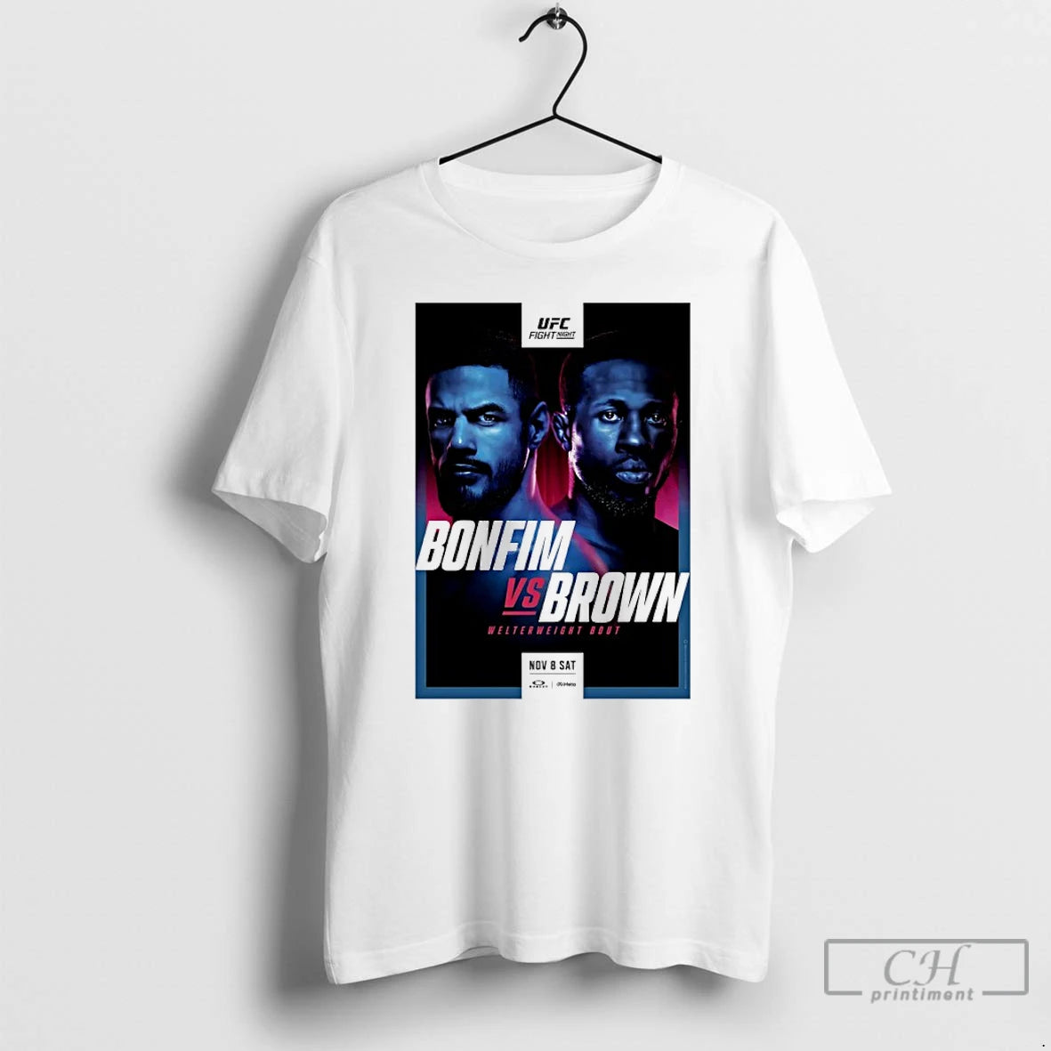 Classic Ufc Fight Night Bonfim Vs Brown Autographed Event T-Shirts, Hoodie, Sweatshirt | AU18TeeNovaLab.com