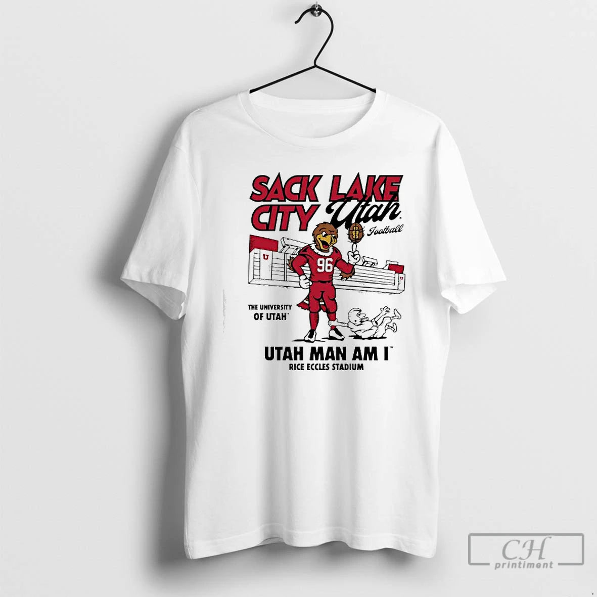 Classic Utah Sack Lake City Football Utah Man Am I Rice Eccles Stadium T Shirts Hoodie, Sweatshirt | AU18TeeNovaLab.com