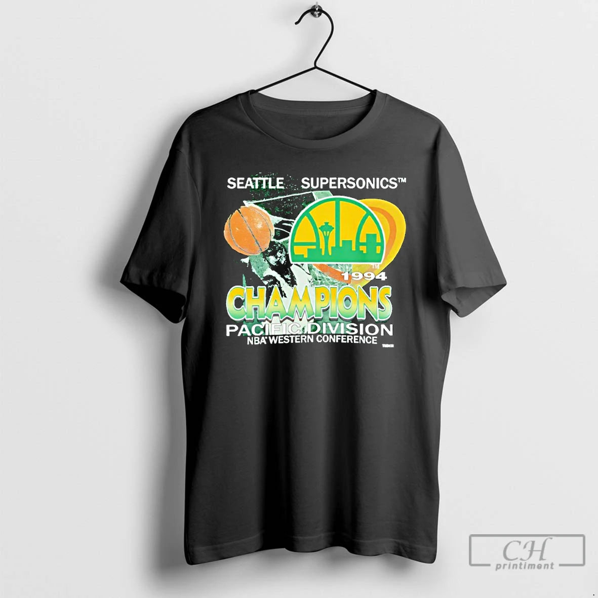 Classic Vintage Seattle Supersonics 1994 Champions T-Shirts, Hoodie, Sweatshirt | AU18TeeNovaLab.com