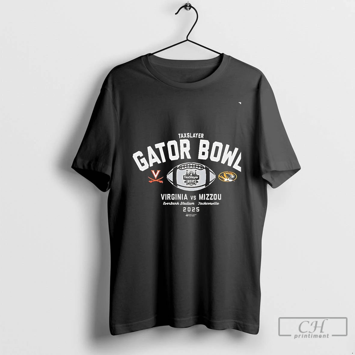 Classic Virginia Cavaliers Vs Missouri Tigers 2025 Taxslayer Gator Bowl Chriast T-Shirts, Hoodie, Sweatshirt
