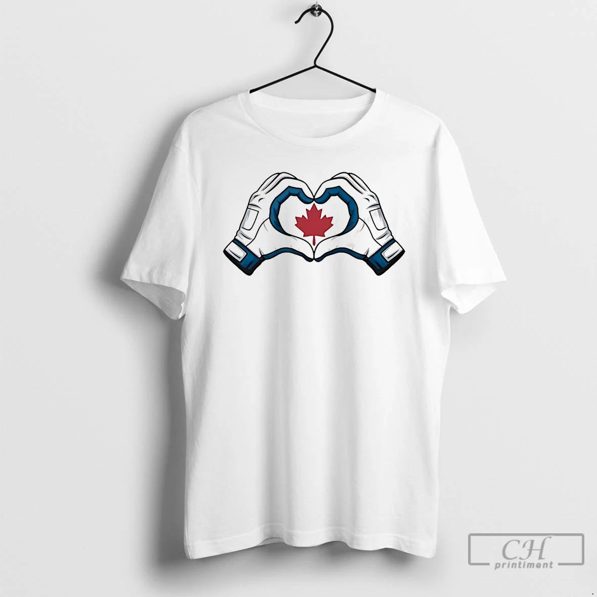 Classic Vladimir Guerrero Jr Hand Heart Maple Leaf T Shirts